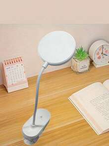 1 قطعة مصباح مكتب قابل للتثبيت، مصباح LED قابل للتعتيم وضبط درجة حرارة اللون بسهولة للغرفة الجامعية والنوم والكتابة والقراءة - كليب مصباح مكتبي - مشاهدة 3