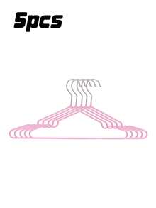 40 Adult Non-Slip Coated Hangers, Lightweight And Luxurious Household Wardrobe Hangers, Suitable For Shirts And Pants, Spring, Minimalist, Summer Tops, Non-Slip Plastic-Dipped Hangers, Morandi Colors, For Home Use - Pink - View 9