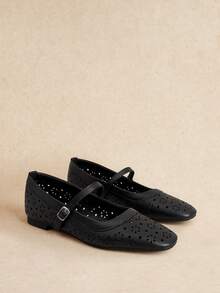 Rosivie Sepatu Flat Wanita - Hitam - View 5