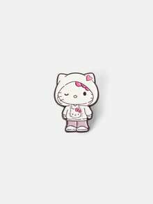 HELLO KITTY AND FRIENDS | SHEIN 3件裝卡通軟琺瑯胸針 - 彩色 - 查看 3