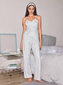 Lowkey Lull Women's Cute Bow Print Set - Multicolor - View 4