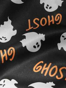 PETSIN 1pc Comfortable & Breathable Pet Dog Cat Halloween Ghost Print Vest - Multicolor - View 7