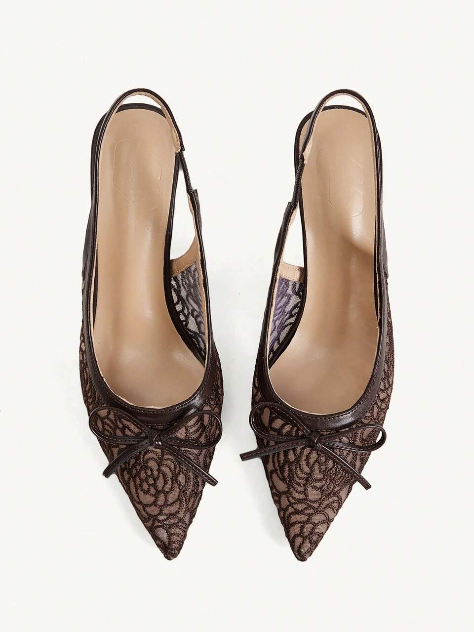 CUCCOO CHICEST Women's Summer Lace Pointed Sexy Women's Shoes, Party Fashion Breathable High Heels