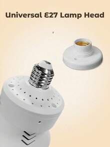 Teckwe 附燈遙控吸頂風扇，30W 可調光，靜音 LED 吸頂風扇，E27 燈座，適用臥室、客廳，6 片葉片，3 段風速，定時功能，室內外通用 - 多色 - 查看 6