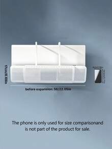 Four-Season Universal Air Outlet Deflector For Air Conditioners With No Installation Required, Prevents Direct Air Blowing, Adjustable And Retractable, Suitable For Both Cold And Warm Air. - White - View 4