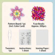 5mm Fuse Bead Art Studio Kit For Summer Creative Projects, Personalized Pixel Design Set For Desktop Decor, Vibrant Crafting Materials For Holiday Celebrations & Artistic Weekend Activities - multicolor - View 6