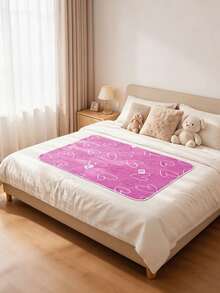1PC Reusable Leakproof Menstrual Pad, Waterproof Washable Mattress Protector, Suitable For Women Menstruation, Incontinence And Bedwetting For Adults And Elderly - Multicolor - View 8