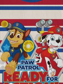 SHEIN | PAW Patrol 小男孩對比色條紋卡通印花T恤 - 白色 - 查看 3