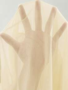 SHEIN Elegant Solid Color Maternity Party Dress - Yellow - View 9