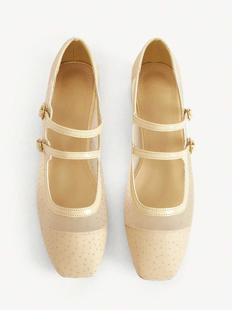 CUCCOO CHICEST Women's Fashion Light Yellow Multi-Functional Comfortable Low-Top Flats Christmas Spring And Autumn Shoes