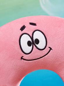 SpongeBob SquarePants | SHEIN Soft And Cute Embroidered U-Shaped Pillow, A Must For Travel And Office - Pink - View 4
