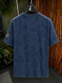 Gym Rark Men's Letter Print Crew Neck Short Sleeve Football Jersey T-Shirt - Multicolor - View 2