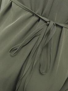 SHEIN Raffinéa Elegant Women Summer Holiday Dress - Green - View 4