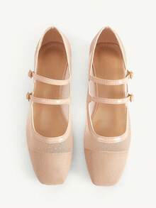 CUCCOO CHICEST Women's Fashion Nude Multi-Functional Comfortable Low-Top Flats Christmas Spring And Autumn Shoes - nude - View 2