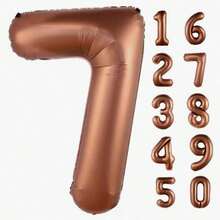 POKOJA LAND 40-Inch Foil Number Balloon, Birthday Anniversary Party Decoration Balloon, Aluminum Film Balloon For Birthday Party Decorations - multicolor - View 4