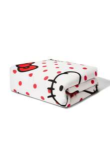 HELLO KITTY AND FRIENDS | SHEIN 1件裝夏季涼感絎縫被，數位印花定位絎縫，柔軟涼爽卡通夏被 - 粉色 - 查看 5