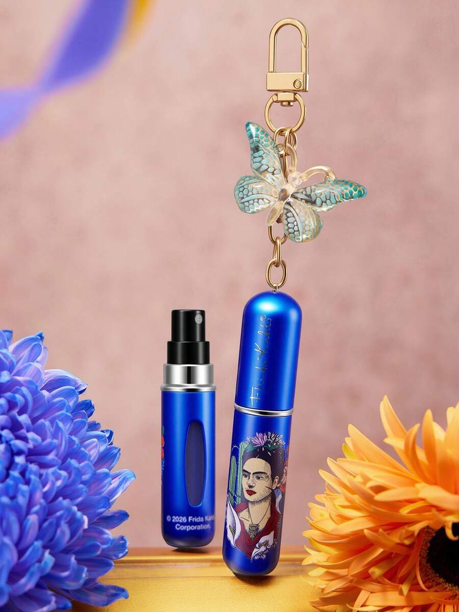 Frida Kahlo X SHEIN 噴霧瓶 - 寶藍色 - 查看 1