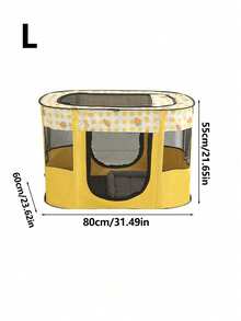 Cat Delivery Room Folding Puppy And Kitten Delivery Tent Cat Cage Four Seasons Production Nest Pet Cage Pet Delivery Room - Khaki - View 5