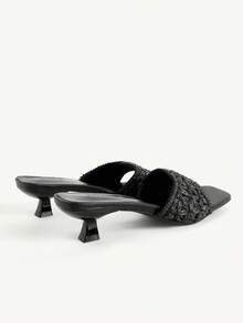 CUCCOO CHICEST Señoras, Hebillas de Picos, Tacones Altos. - Negro - Ver 6