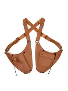 1 Piece Concealed Underarm Tactical Hunting Protector, Made Of Genuine Leather, Essential Equipment For Gun Enthusiasts, Role-Playing Players, Game Lovers And Outdoor Hunting. - Multicolor - View 7