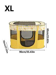 Cat Delivery Room Folding Puppy And Kitten Delivery Tent Cat Cage Four Seasons Production Nest Pet Cage Pet Delivery Room - Khaki - View 3
