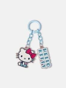 HELLO KITTY AND FRIENDS | SHEIN 1個藍色可愛鑰匙圈配件吊飾 包包吊飾 耳機吊飾 - 彩色 - 查看 3