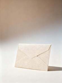 10/30/50pcs Burlap Patterned Envelopes, Vintage Love Letters, Cowhide Thick Special Paper Invitation Envelopes, Hand Account DIY Card Storage Bags, Envelopes - White - View 1
