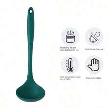 A Full Integrated Silicone Spoon, A Large Spoon Resistant To High Temperatures, A Non-Stick Soup Spoon, Available In Stock - Multicolor - View 14