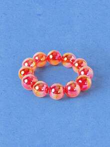 Popjeli 3-Piece Color Laser Beaded Bracelet, Simple Multi-Purpose Stackable Jewelry, Minimalist/Vintage/Elegant, Perfect For Mom/Lady/Girl/Mother, Summer/Beac - Multicolor - View 16