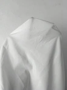 Coolane 女款短版條紋拼接時尚襯衫，配盤扣 - 白色 - 查看 8