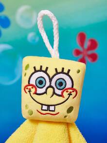 SpongeBob SquarePants | SHEIN 3D卡通掛式手巾 - 彩色 - 查看 3