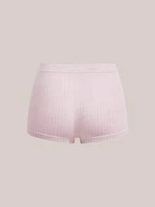 Barelissa 5pcs Fashionable Non-Curling Comfortable Underwear Boxer Briefs Safety Pants Set - Multicolor - View 6