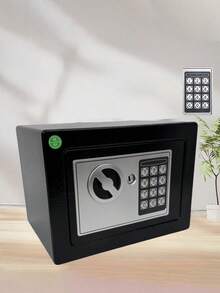 Small Password Safe | Electronic Lock Safe | 3-8 Digit Password Safe | Steel Safe With Two Keys And Password, For Storing Cash And Jewelry - multicolor - View 3