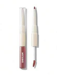 SHEGLAM Lip Rules Liner & Gloss Pen-Play Fair 二合一保濕液體唇膏露珠高色素唇線筆唇部組合保濕減少唇部細紋唇部彩妝 - Play Fair - 查看 9