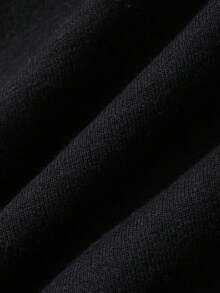 FRIFUL 女款法式網紗拼接圓領T恤校園風 - 黑色 - 查看 8