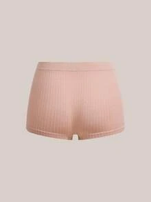 Barelissa 5pcs Fashionable Non-Curling Comfortable Underwear Boxer Briefs Safety Pants Set - Multicolor - View 8