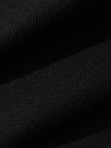 Dazy Plus 秋季新款優雅黑色鉚釘裝飾直筒長褲大尺碼女款黑色牛仔褲夏季 - 黑色 - 查看 3