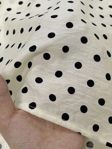 Rusticease 女款圓領波點百褶休閒派對旅行長洋裝 - 彩色 - 查看 8