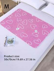 1PC Reusable Leakproof Menstrual Pad, Waterproof Washable Mattress Protector, Suitable For Women Menstruation, Incontinence And Bedwetting For Adults And Elderly - Multicolor - View 5