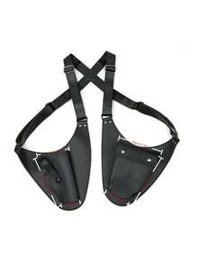 1 Piece Concealed Underarm Tactical Hunting Protector, Made Of Genuine Leather, Essential Equipment For Gun Enthusiasts, Role-Playing Players, Game Lovers And Outdoor Hunting. - Multicolor - View 6