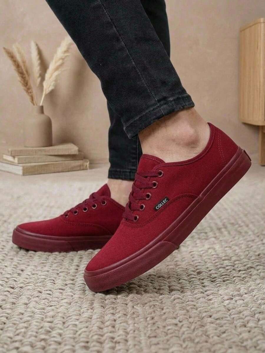 COMFORTABLE ELEGANT DAY-TO-DAY UNISEX SLIPPERS, COUPLES FOR MEN AND BASIC WOMEN - Maroon - View 1