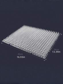 5/10 Pack Of Cat Repellent Pads, Indoor/Outdoor Cat Repellent Pads, Pet Repellent Training Pads, With Sharp Plastic Pads To Effectively Prevent Cats And Dogs From Approaching - Clear - View 3