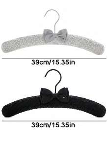 Cirelle 1pc Padded Hanger With Lace-Patterned Exterior For Minimalist Closet Organization Featuring Captivating Visual Delight And Tactile Sensory Comfort For Urban Career Women And Teen Girls - Multicolor - View 4