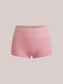 Barelissa 5pcs Fashionable Non-Curling Comfortable Underwear Boxer Briefs Safety Pants Set - Multicolor - View 15