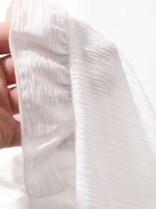 DAZY Women's White Textured Skirt Fall - White - View 5