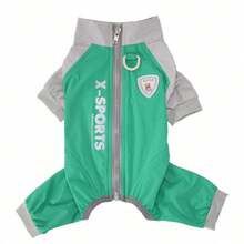 PETSIN 宠物春季新款狗狗服装 动物用品 宠物服装 狗狗背心 猫咪T恤 泰迪熊套装 小型动物服装 休闲酷炫背心 狗狗服装 猫咪服装 春夏两季新款背心 冰丝家居服：柔软网眼透气连体衣 - 彩色 - 查看 28