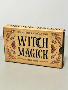 MINKOJA Witch Magick Messages Oracle Cards Inspirational Spiritual Deck For Divination, Guidance, And Magical Self-Reflection - Ginger - View 1