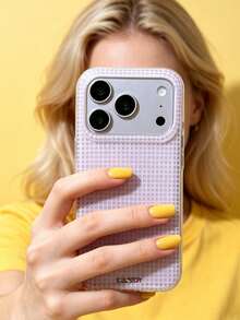 ShellaStory Simple Candy Color Striped Phone Case Compatible With IPhone 17 Pro Max 17 Pro 16 14 13 15 Pro Max 14 15 16 Plus 14 15 13 16 17 Minimalist Jelly Texture Shockproof Protective Cover - Pink - View 2