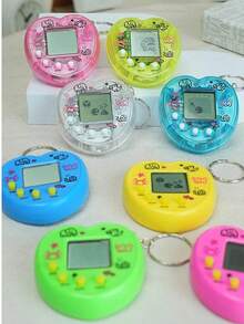 MINKOJA A Set Of 8 Interactive Electronic Pet Machine, A Mini Handheld Game Machine, Which Can Bring Hours Of Fun, Relive Nostalgia With This Retro Electronic Digital Pet Key Chain Game - Multicolor - View 11