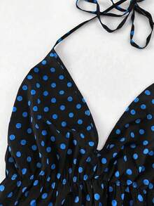 Flirla Bohemian Style Printed Beach Spaghetti Strap Dress - Multicolor - View 5